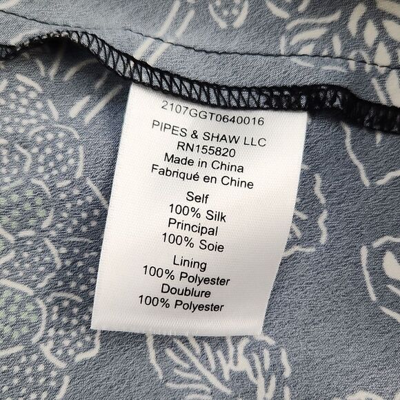 Veronica Beard -203 Floral Pure Silk Tank Cami Top Adjustable Spaghetti Straps 8 - Picture 5 of 7